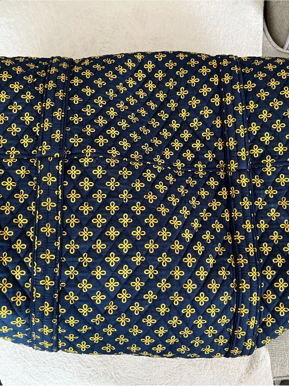 Vera Bradley US Navy Quilted Large Tote - Picture 3 of 7